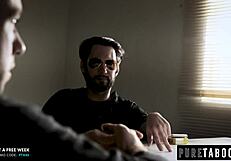 Man, Adriana Chechik just squirts hard during border officer double penetration exam!