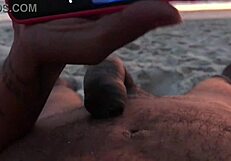 Couple's Beach Exhibition Turns Into Wild Interracial Fucking