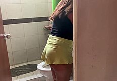 Rico eyes me in bathroom almost caught!