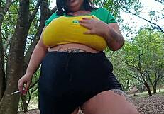 I got so naughty at the park, showing off and climaxing with Mary Jhuana outdoors.