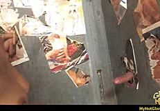 i mastered gloryhole blowjob art with ebony babe