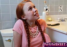 Damn! Little Dotty Little Stuck and Banged Hard by Big Cock!