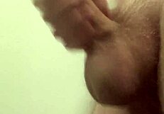 masturbation at work leads to horny cumshot