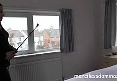 ugh, ain't done yet... gorgeous goddess sophia whips me hard in garage