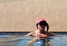 Latina Brunette Sucking Big Ass in Hotel