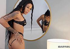 just chilling with black-tgirls superstar erika black, ya know?