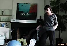 bootylicious stepmom drilled hard in bedroom missionary style