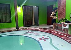 Curvy Friend Wants Sex After Breakup in Pool House.