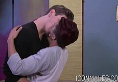 armond rizzo passionately thrusts into michael delray's ass