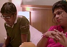 I-I can't believe my hot Indian girlfriend's sexy moves!