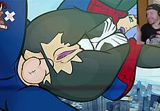 Spider-verse gone wrong with uncensored hentai creampie