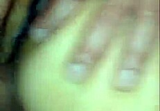 hot neighbor surprising with big internal cumshot close up