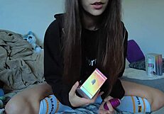 Unboxing Toys with a Naughty Teen 18+ Star