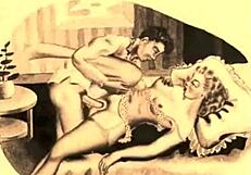 Vintage Erotic Art From Retro Cartoon Anime Hentai Collections