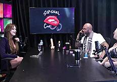 Beautiful tati weg thinks she's shy but fucks two guys and lives naked online