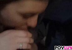 Alice White, the car wash slut, gets a blowjob.