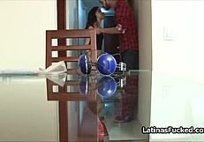 petite 18+ latina hottie takes bbc hammering hard