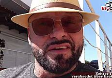 German Tourist's Passionate Encounter with Mexican Prostitute in Vacation POV