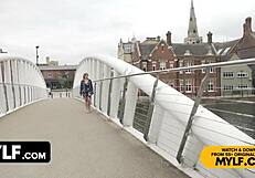 Fiery redhead dumped by cheating bf over phone, saved by rich sugar-daddy in hot doggystyle.