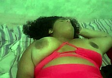 This brazilian brunette babe is solo masturbating her tight pussy