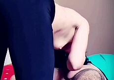 He Explodes Sperm On Her Wet Pussy!