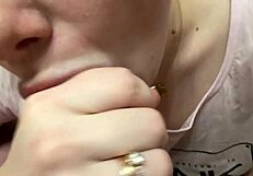 Sweet Blowjob from Friend with Cum in Mouth