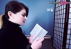 Clothed sex with stockings and blowjob