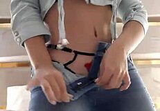 Latina Teen Shows Off Her Big Ass In Tangita