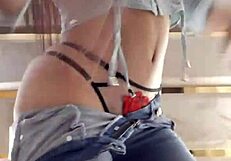 Latina Teen Shows Off Her Big Ass In Tangita