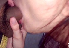 Brazilian Teen's Public POV Fuck on Stairs Ends with Cum in Mouth Swallow