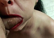 Big ass housewife gets anal creampie and facial