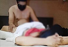 Is this asian hot mom creampied in the hotel after hardcore sex?