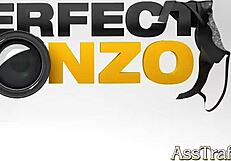 Gorgeous exotic brunette enjoys intense anal traffic fun