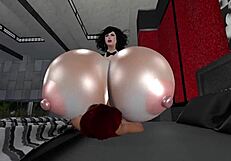 jenn takes maggie hard in the bedroom with intense action.