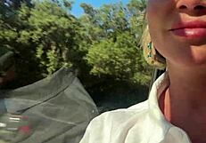 Public Nudity Flash by Sugarnadya Stuns Onlookers. Pretty Milf Shows Shaved Petite Body!