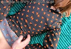 Step mom's friend claims virginity with dirty talk