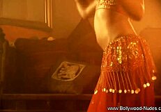 Cute Indian Lady Undresses and Dances Erotically in Striptease Teasing Nude