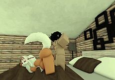 I make love to my girlfriend in different Roblox positions