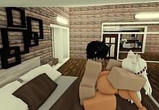 I make love to my girlfriend in different Roblox positions