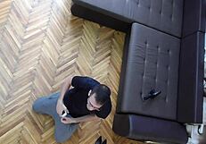 Behind the scenes, Mugur and Kitana Lure explain the action before the hardcore scene.