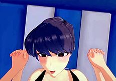 i watch shuuko komi's intense sex in pov hentai, she cant communicate