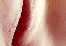 Watch That Tight Shaved Pussy Get Licked And Fingered To Orgasm In Close Up!