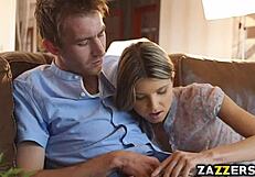 ginas pussy overwhelmed by monster cock