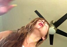 Step sister's squirting orgasm cures my depression in POV