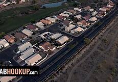 hey, cucked husband, watch your arab wife cheat with huge white cock!