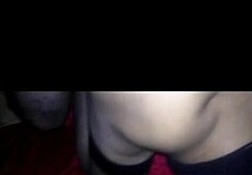 Skinny Asian trans in stockings gets ass fucked hard