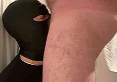 Gay whore gets a deepthroat throatfuck and cum dump