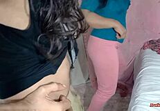 Canadian Desi Stepsister Sara Dances Hot Mujra With Stepbrother's Long Hair