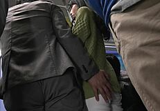 Hey, check this Japanese wife groped on train with Makiko Tsurukawa! Outdoor handjob included.