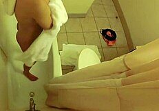 brett rossi bathing in the shower with her big tits and ass